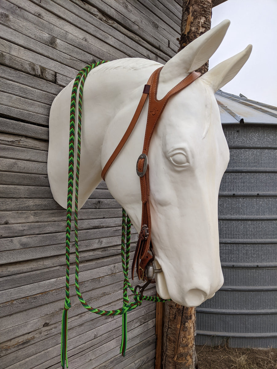 ear split western bridle parts