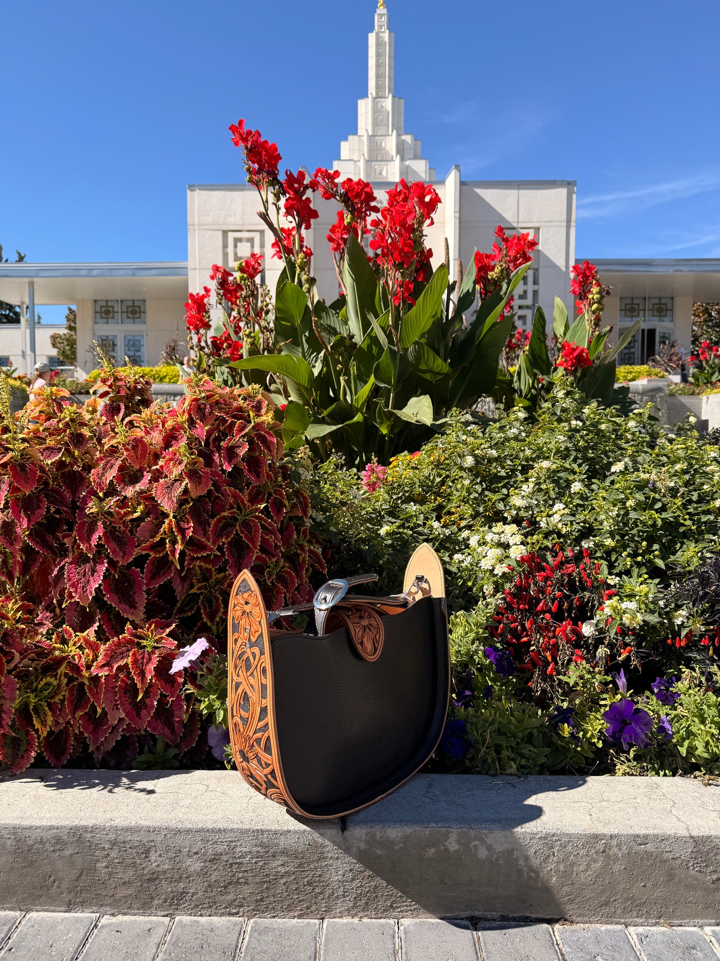 Midnight Blossom Western Worship Bag
