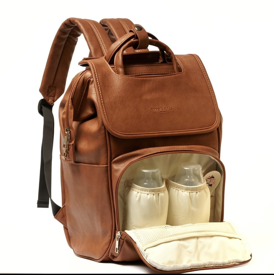 Real leather diaper bag hotsell