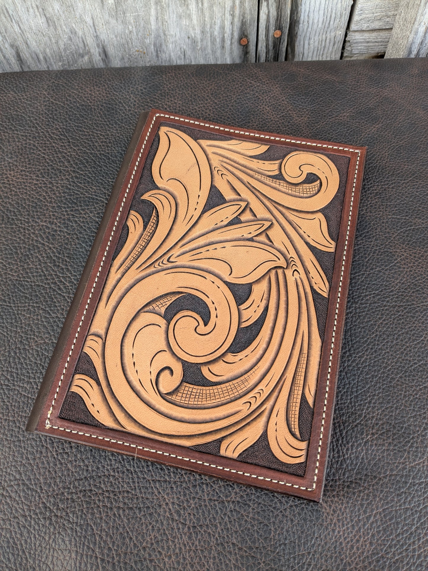 Western Swanky Leather Journal/Notebook