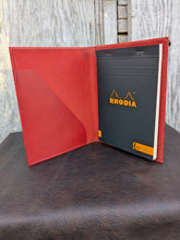 Load image into Gallery viewer, Vintage Red Leather Journal/Notebook