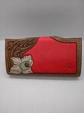 Load image into Gallery viewer, Womans Clutch Wallet Hot Pink  The Branded Horses