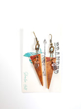 Load image into Gallery viewer, Copper Owl Earrings  The Branded Horses