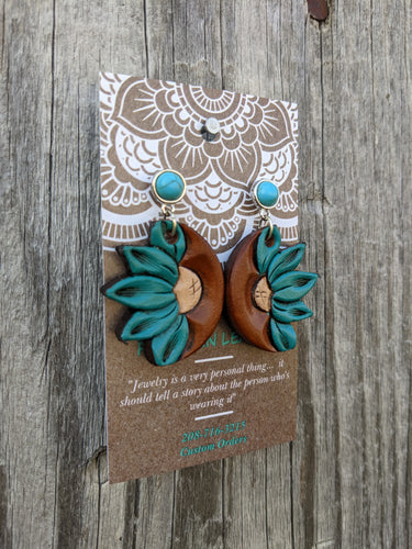 Leather Earrings